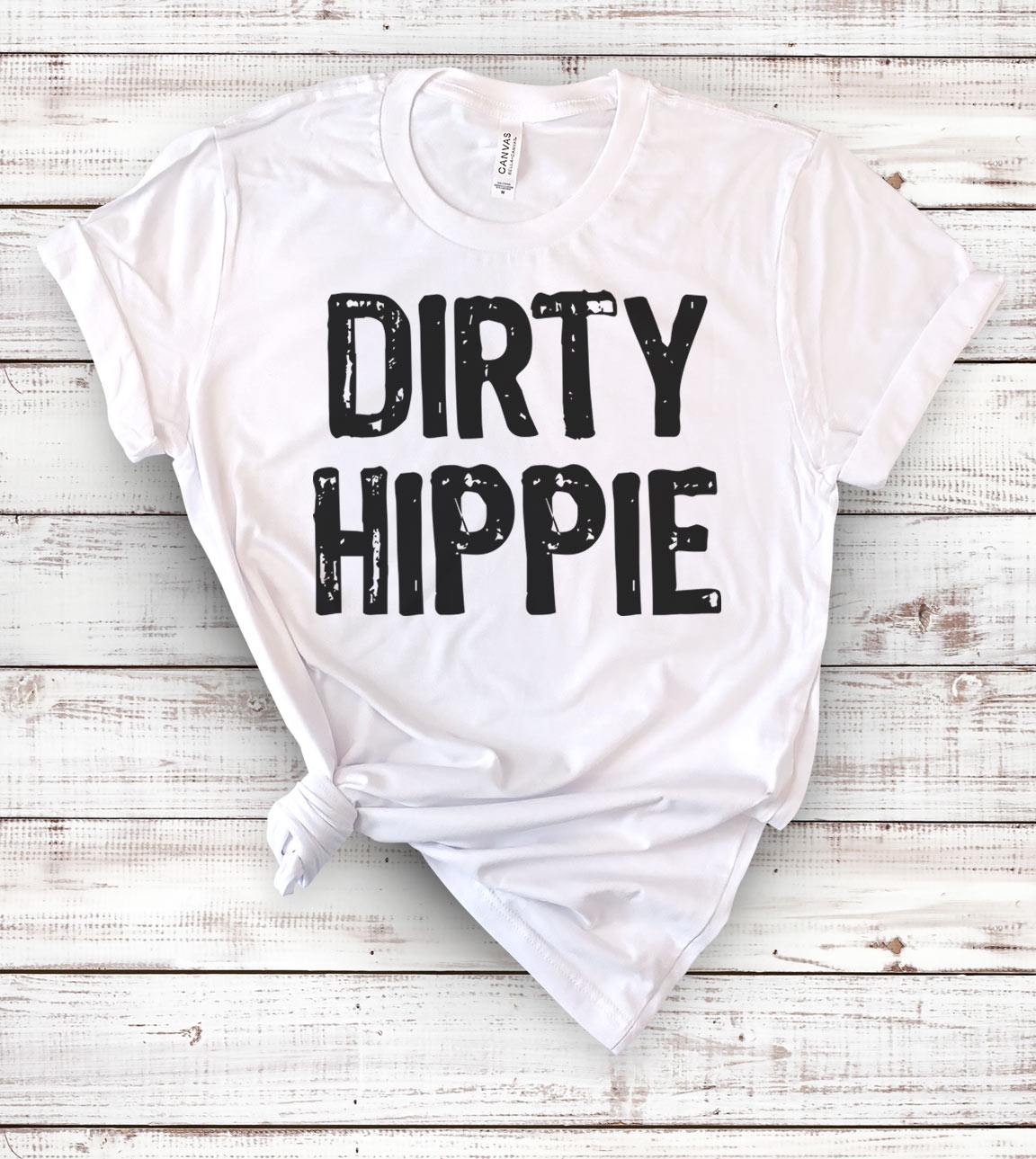 dirty hippie shirt