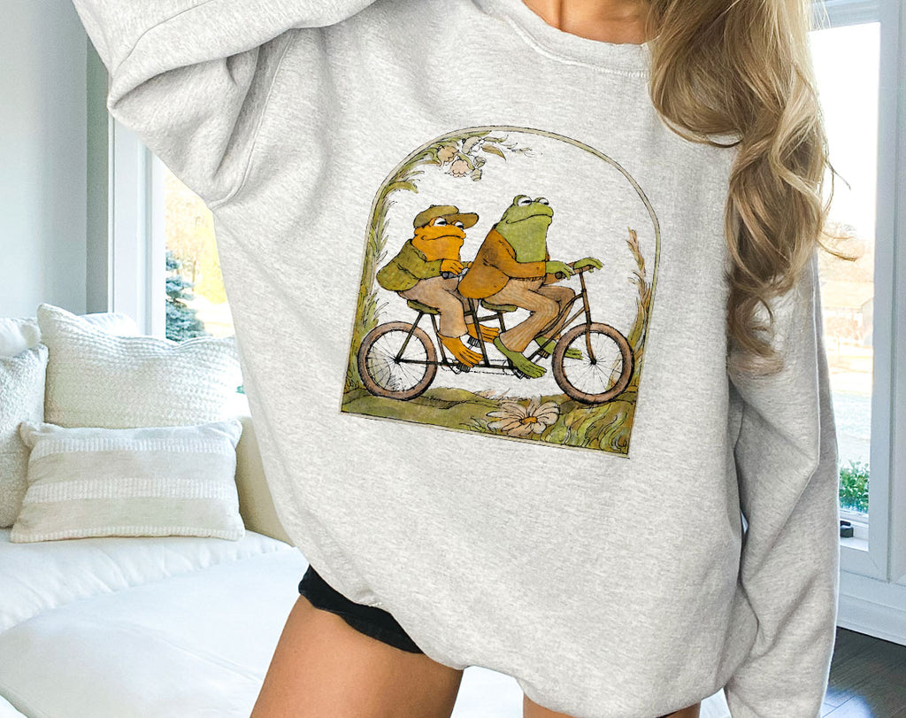 Frog & Toad - Cottagecore Meme Book Series Sweatshirt