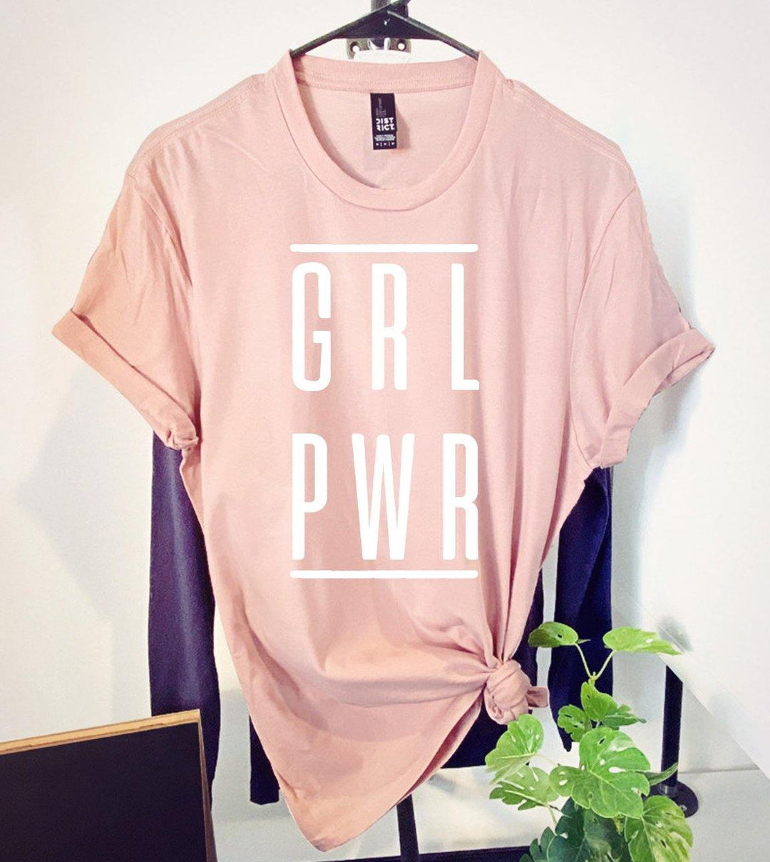Grl Pwr -  Girl Power Feminist T-Shirt - House of Rodan