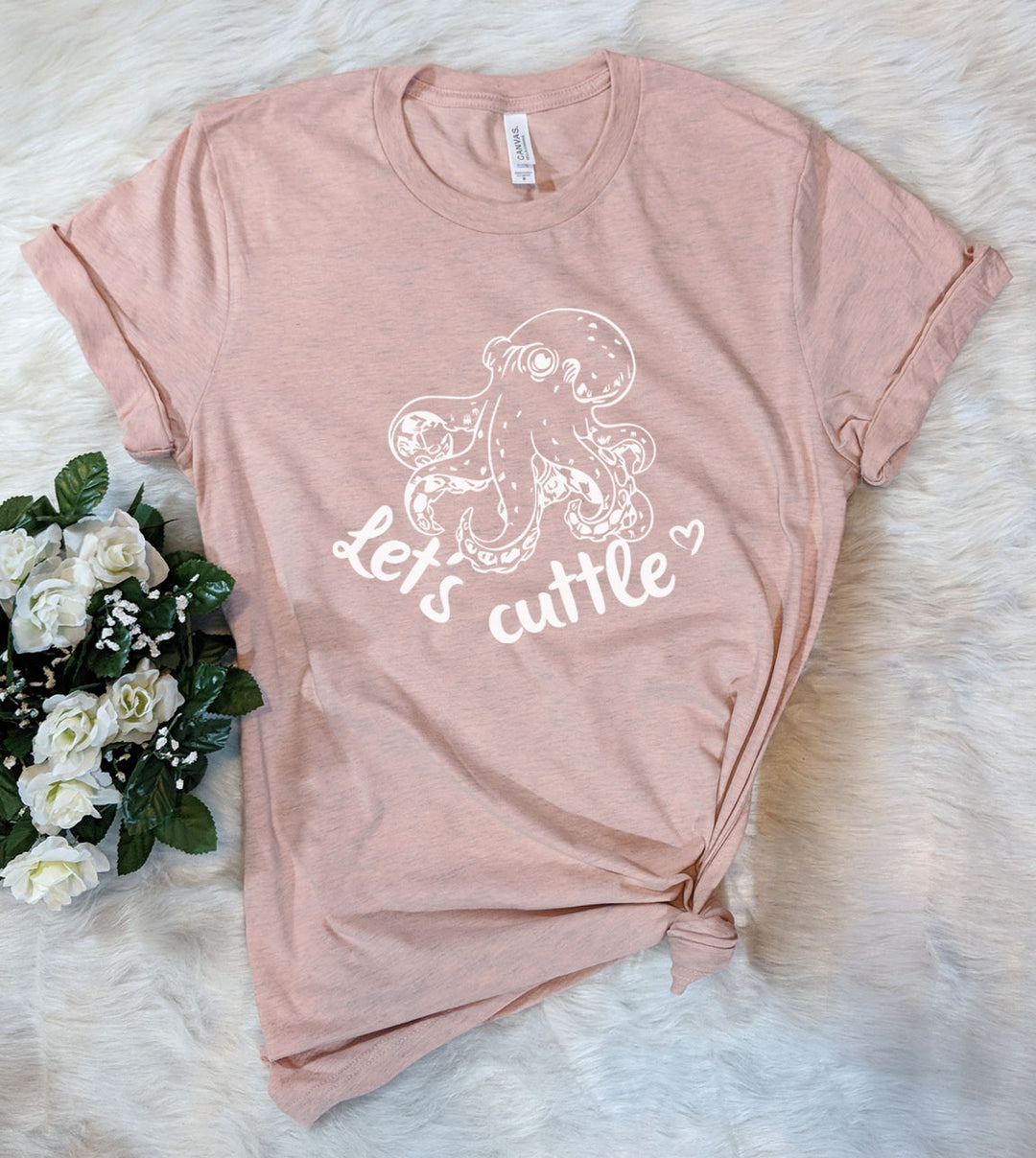 Let's Cuttle Octopus Pun - T-Shirt
