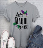 Let's Mardi Yall - Funny Mardi Gras T-Shirt - House of Rodan