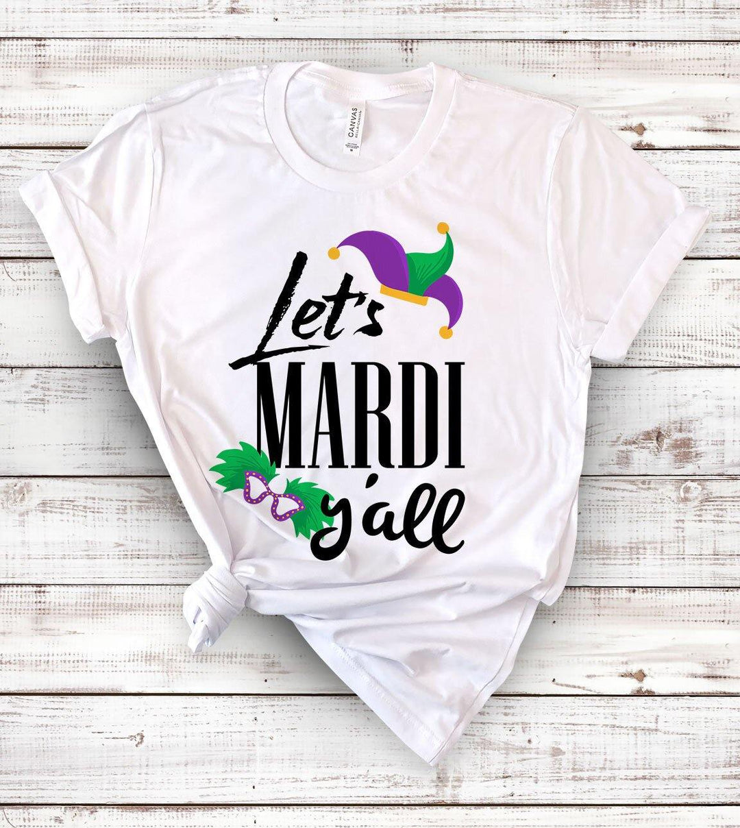 Let's Mardi Yall - Funny Mardi Gras T-Shirt - House of Rodan