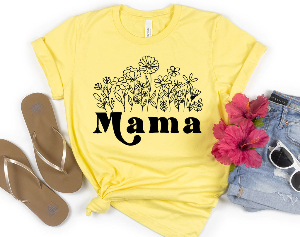 Wildflower Mama - Plant Mom Flower Shirt