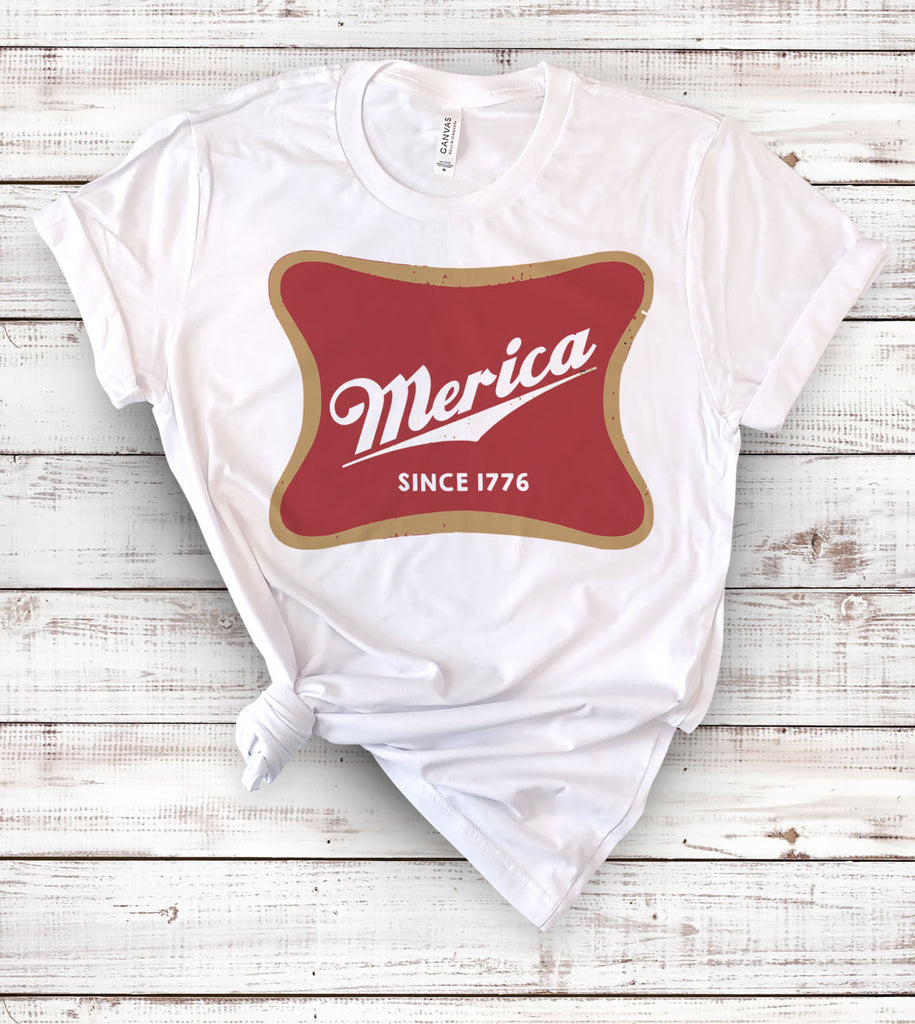 Merica Beer Style - T-Shirt
