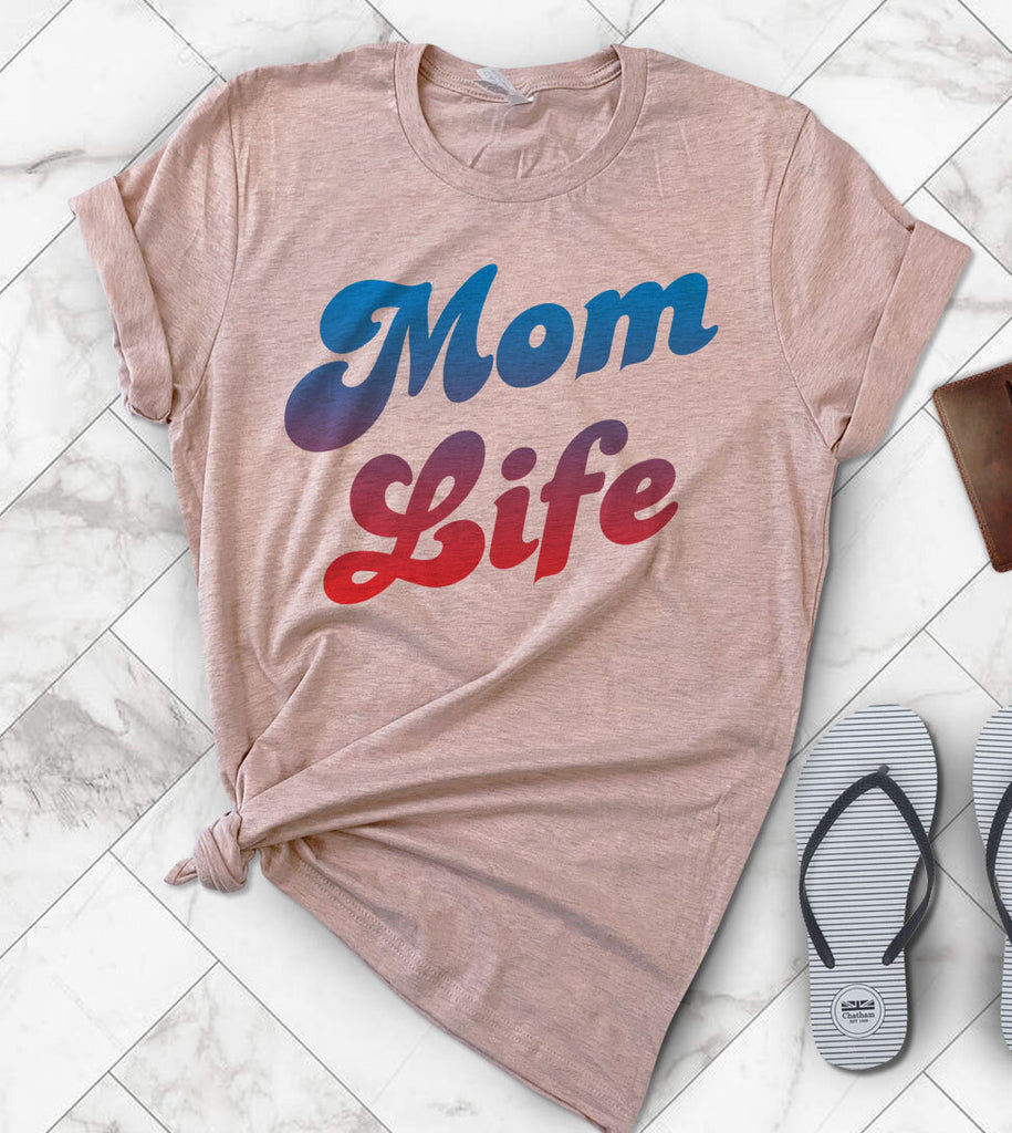 Mom Life 70's Style - Mothers Day Gift T-Shirt