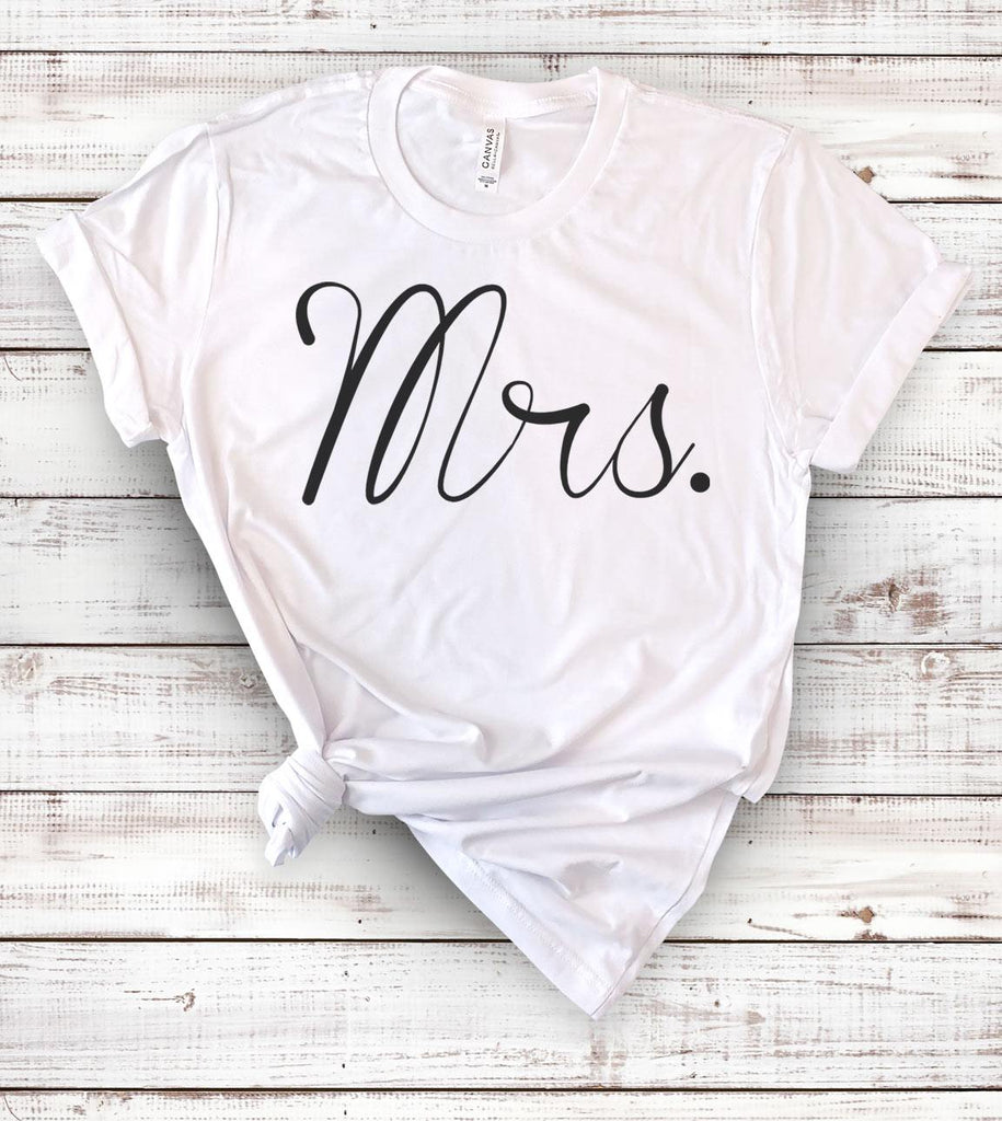 Mrs - Engagement T-Shirt - House of Rodan