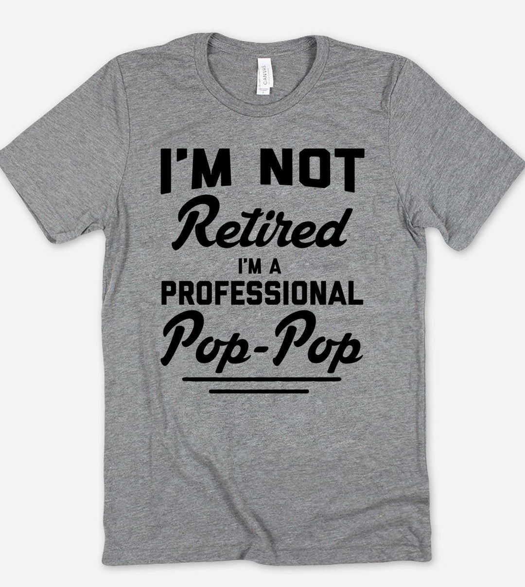 I'm Not Retired, I'm A Professional Pop Pop - T-Shirt