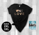One Love - Irvin Roberts Salon  2XL-3XL