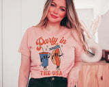 Party In The USA - Hotdog July 4th T-Shirt
