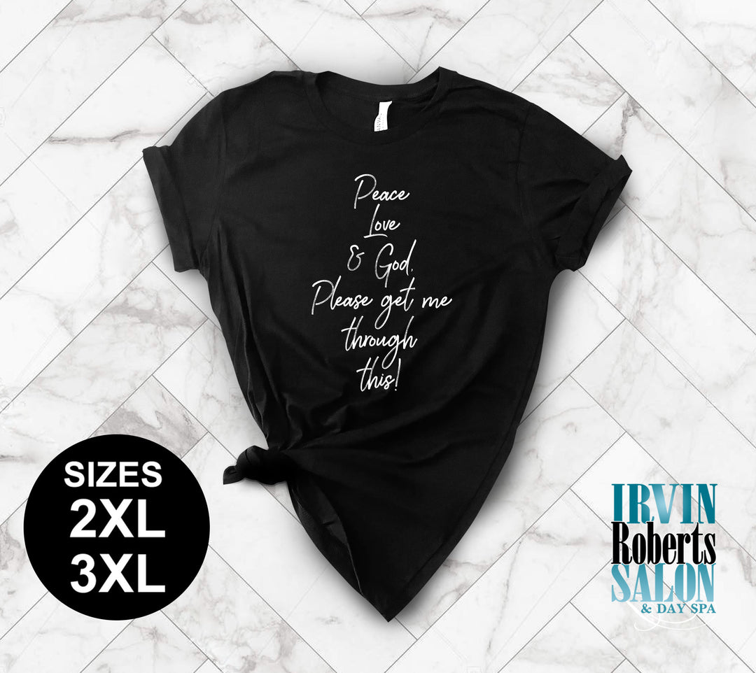 Peace & Love - Irvin Roberts Salon  2XL-3XL