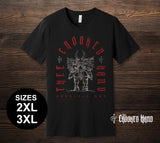 Horrible Art -Red Grey - Crooked Hand 2XL-3XL
