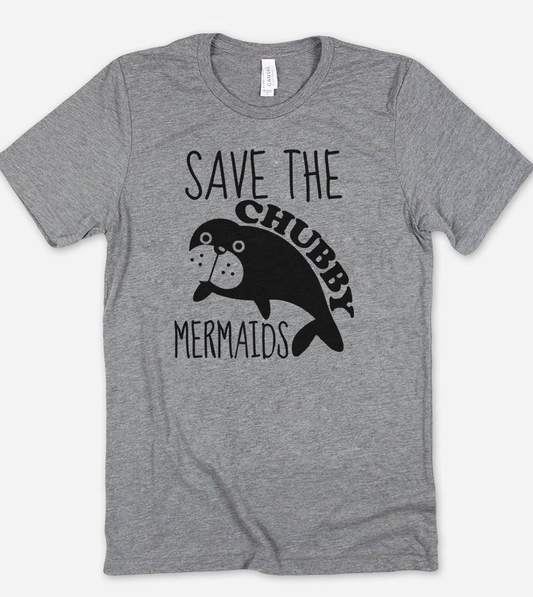 Save The Chubby Mermaid - T-Shirt