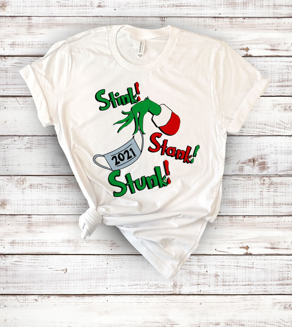 Stink Stank Stunk 2021 - Christmas Pajama T-Shirt