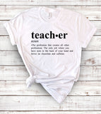 Funny Teacher Definition - T-Shirt