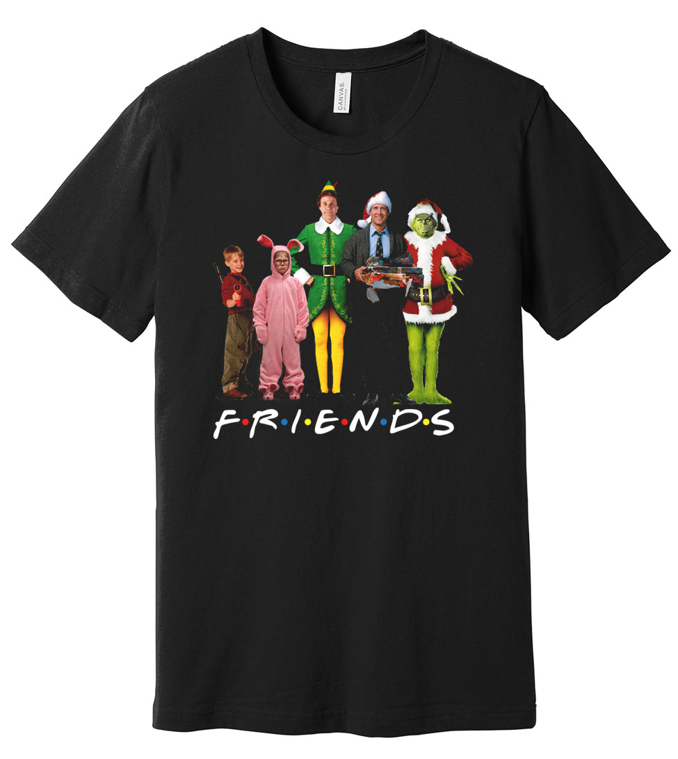 Friends Christmas Squad- Buddy The Elf Grinch Christmas Vacation T-Shirt